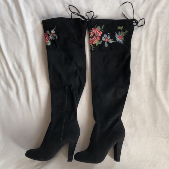 Zigi soho knee boot embroidered knee boots - Picture 5 of 9
